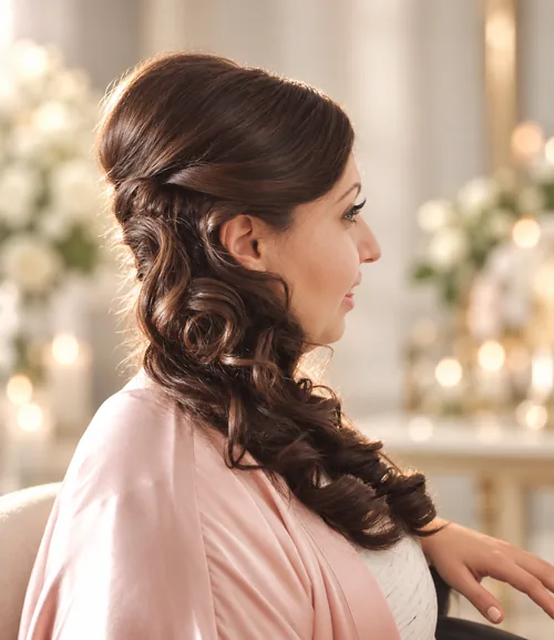 Bridal hair by Cinderella Me