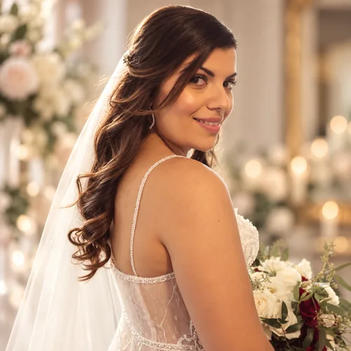 Bridal hair by Cinderella Me