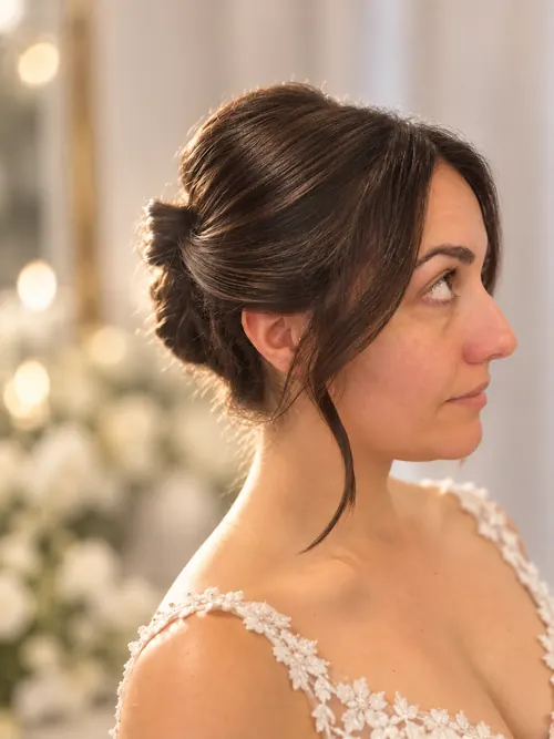 Bridal hair by Cinderella Me