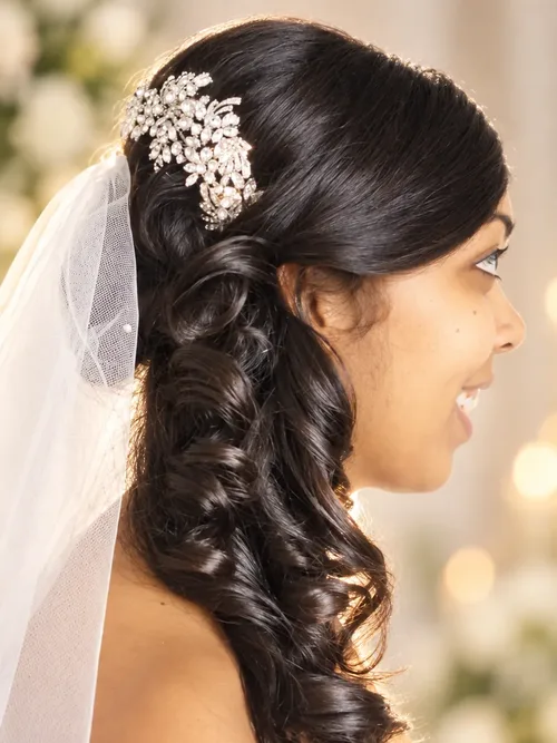Bridal hair by Cinderella Me