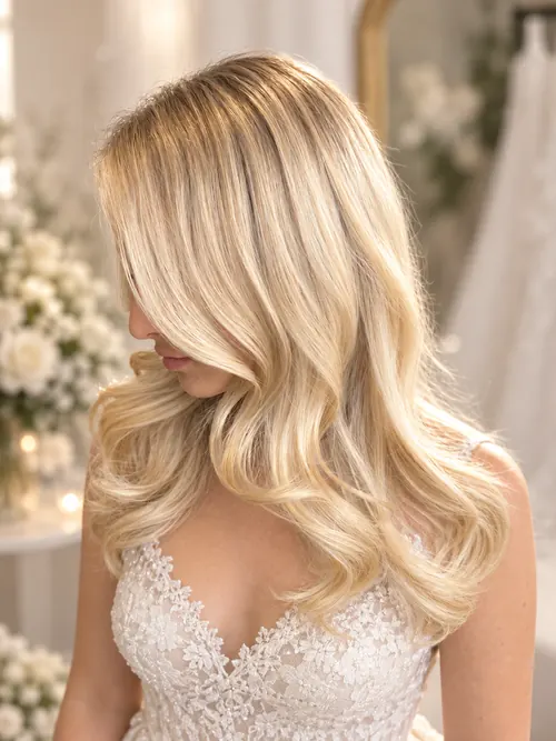 Bridal hair by Cinderella Me